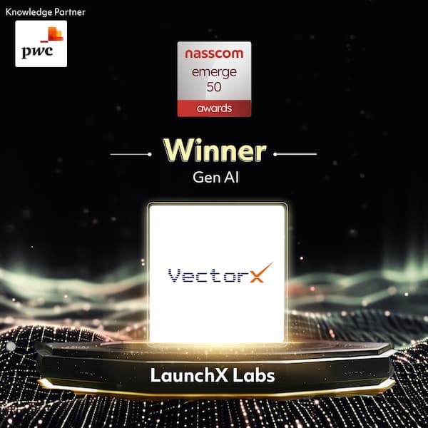 NASSCOM Emerge 50 Winner - GenAI Award